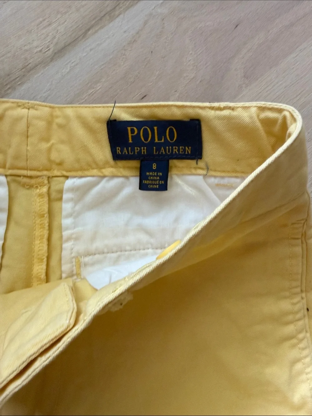 Ralph Lauren Soft Yellow Men's Chino Pants
